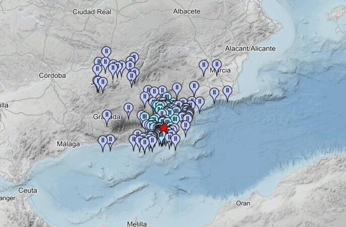 16/02/2026 Registrado un terremoto de magnitud 4,3 con epicentro en Tabernas sentido en Almería, Granada, Jaén y Murcia. El Instituto Geografico Nacional (IGN) ha registrado un terremoto de magnitud 4,3 en la madrugada de este lunes, 16 de diciembre, con epicentro en la localidad almeriense de Tabernas, que se ha dejado sentir en distintos puntos de las provincias de Almería, Granada, Jaén y Murcia sin que por el momento haya constancia de daños personales o materiales. SOCIEDAD ANDALUCÍA ESPAÑA EUROPA ALMERÍA INSTITUTO GEOGRÁFICO NACIONAL