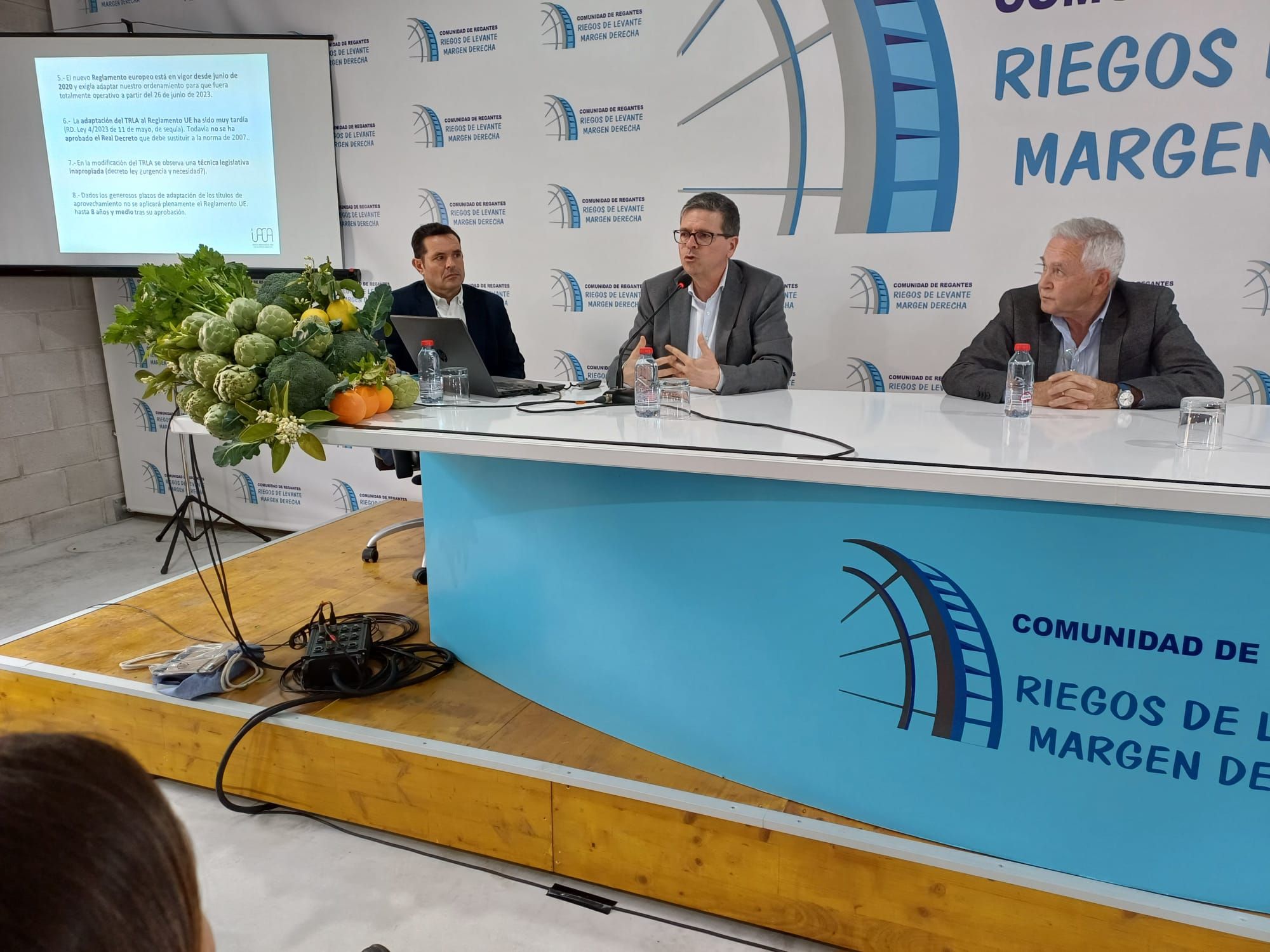 Jornada conmenorativa del Día Mundial del Agua en la Comunidad de Riegos de Levante Margen Derecha en Rojales