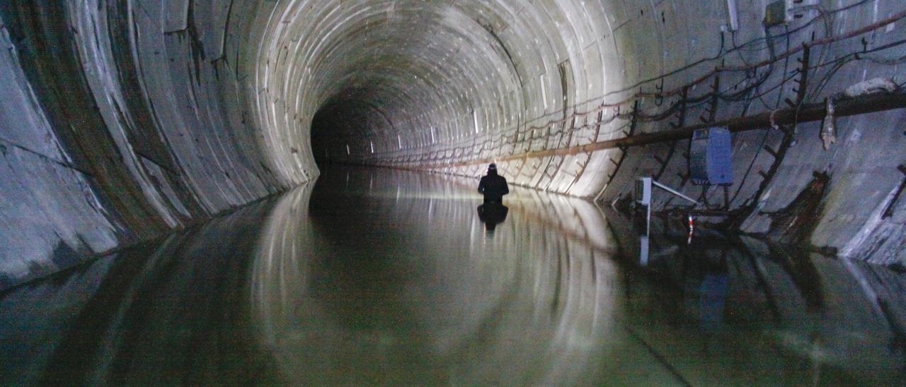 Túnel del metrotrén en una imagen de archivo.