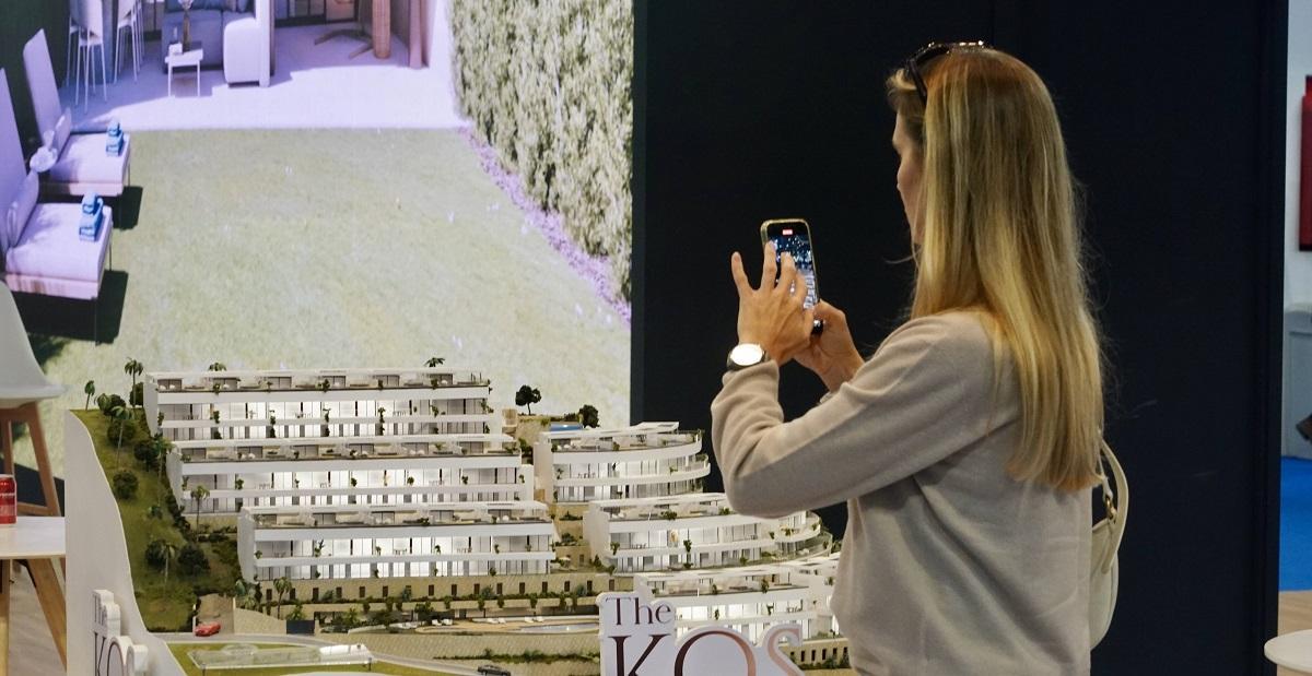 Una imagen del salón inmobiliario Simed de Málaga, que se celebró esta pasada semana en el Palacio de Ferias de Málaga.