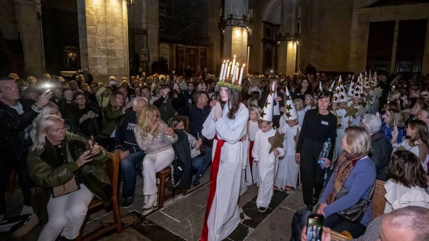 El Colegio Sueco de Palma celebra la fiesta de Santa Lucía