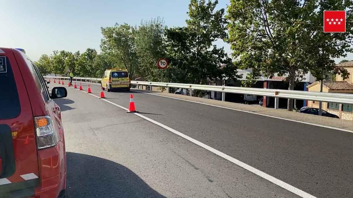 Localizada en una cuneta de El Álamo una mujer muerta con signos de haber sido atropellada