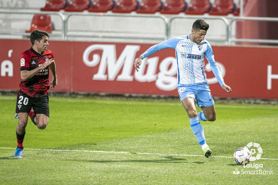 Las imágenes del CD Mirandés - Málaga CF, que cierra la 27ª jornada de LaLiga SmartBank