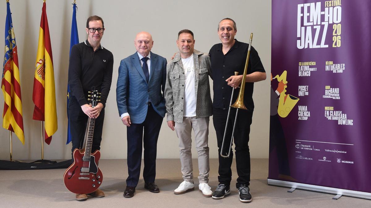 Presentación del "Fem-ho Jazz", festival de la Diputació de València.