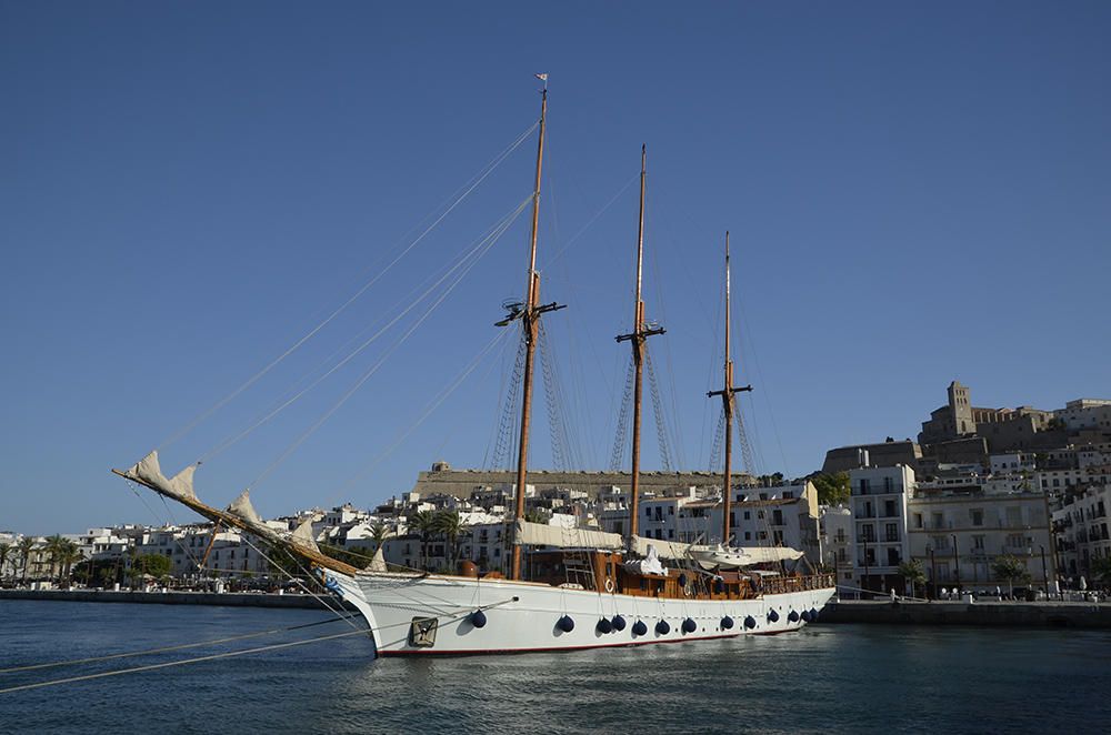 Cruceros y grandes yates en Ibiza