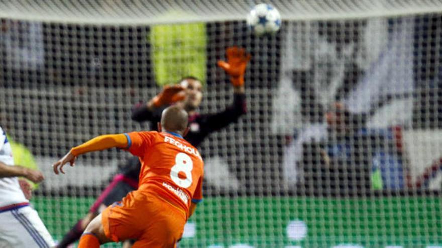 Feghouli opta al gol de la Champions