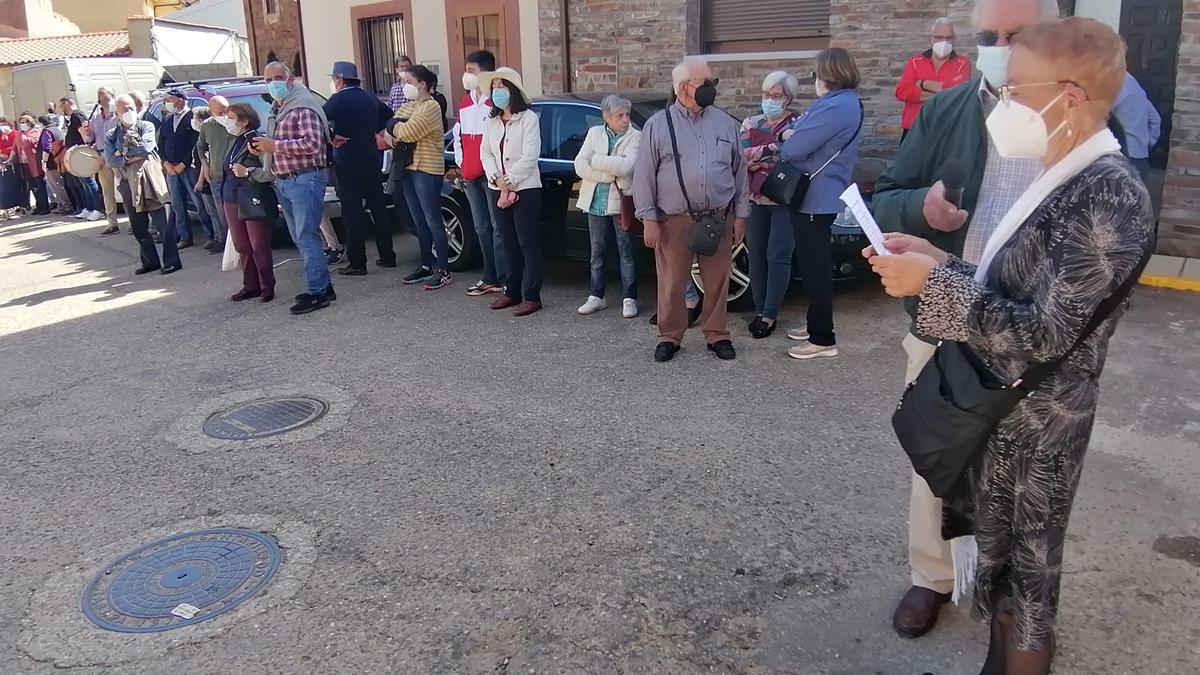 Concentración en Tábara contra las macrogranjas.