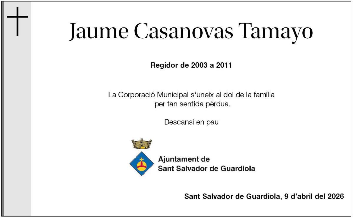 Jaume Casanovas Tamayo