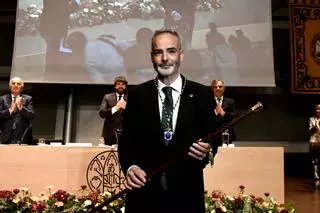 Las imágenes de la toma de la toma de posesión de Samuel Baixauli como rector de la UMU