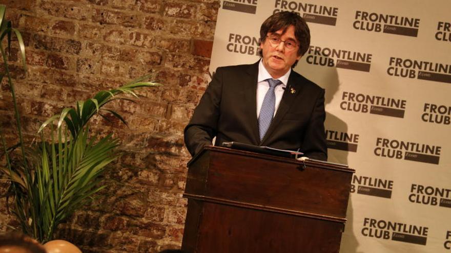 Puigdemont, a Londres