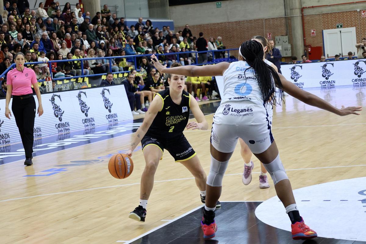 Un momento del partido entre el Jairis y el Leganés esta temporada.