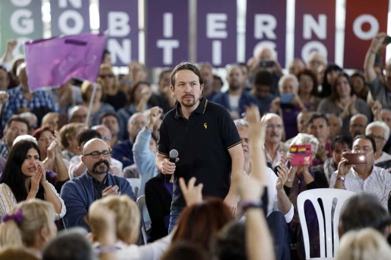 Mitin de Pablo Iglesias en València