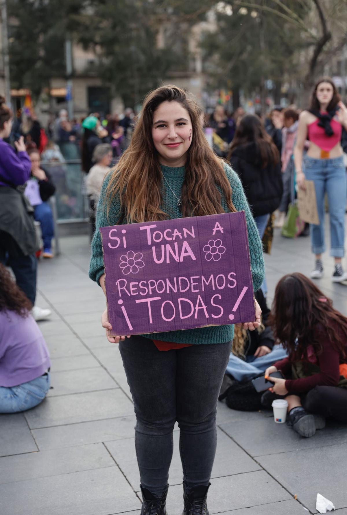 Manifestación del 8-M en Barcelona