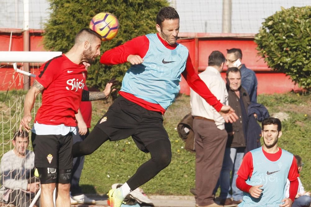 Entrenamiento del Sporting