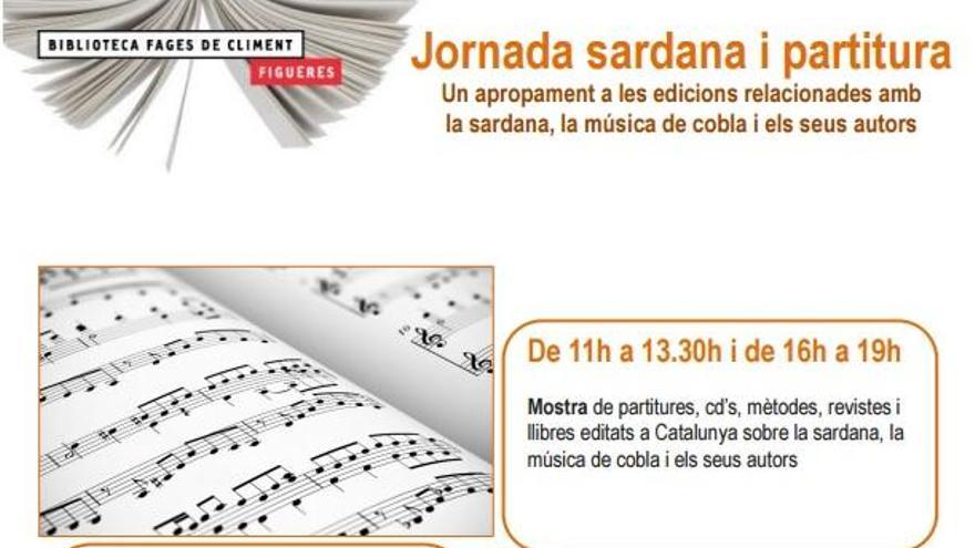 Cartell de la jornada Sardana i partitura