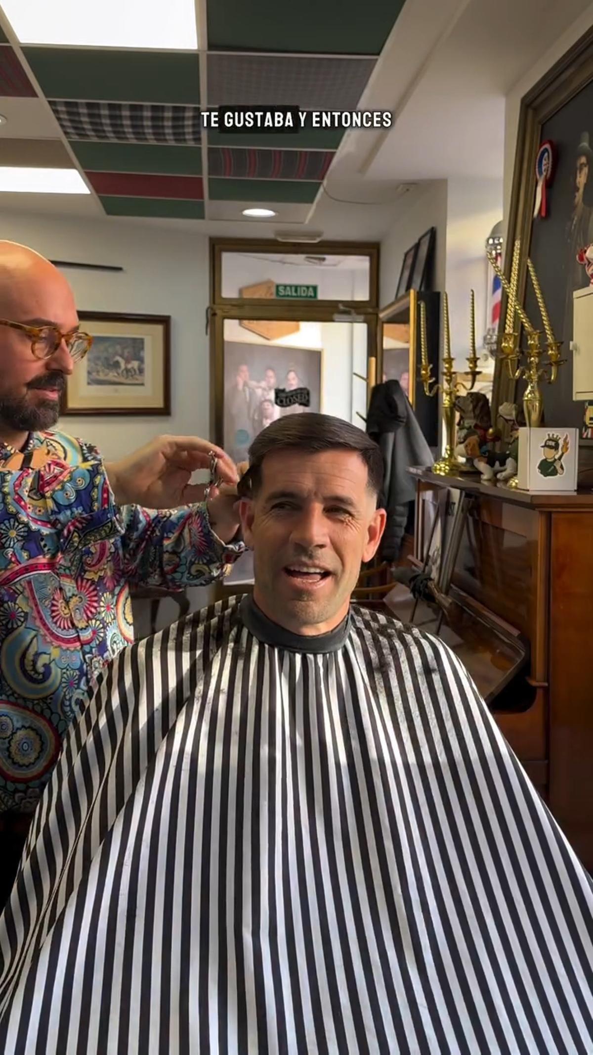 Surrealista anécdota de Albelda en la peluquería