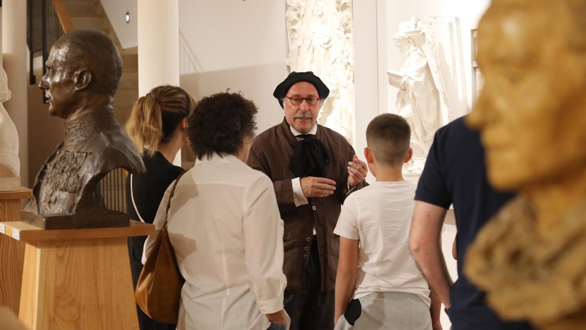 Visita teatralizada en el Museo Mariano Benlliure.