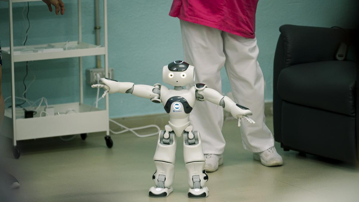 El robot 'Acaymito' especializado en rehabilitación.