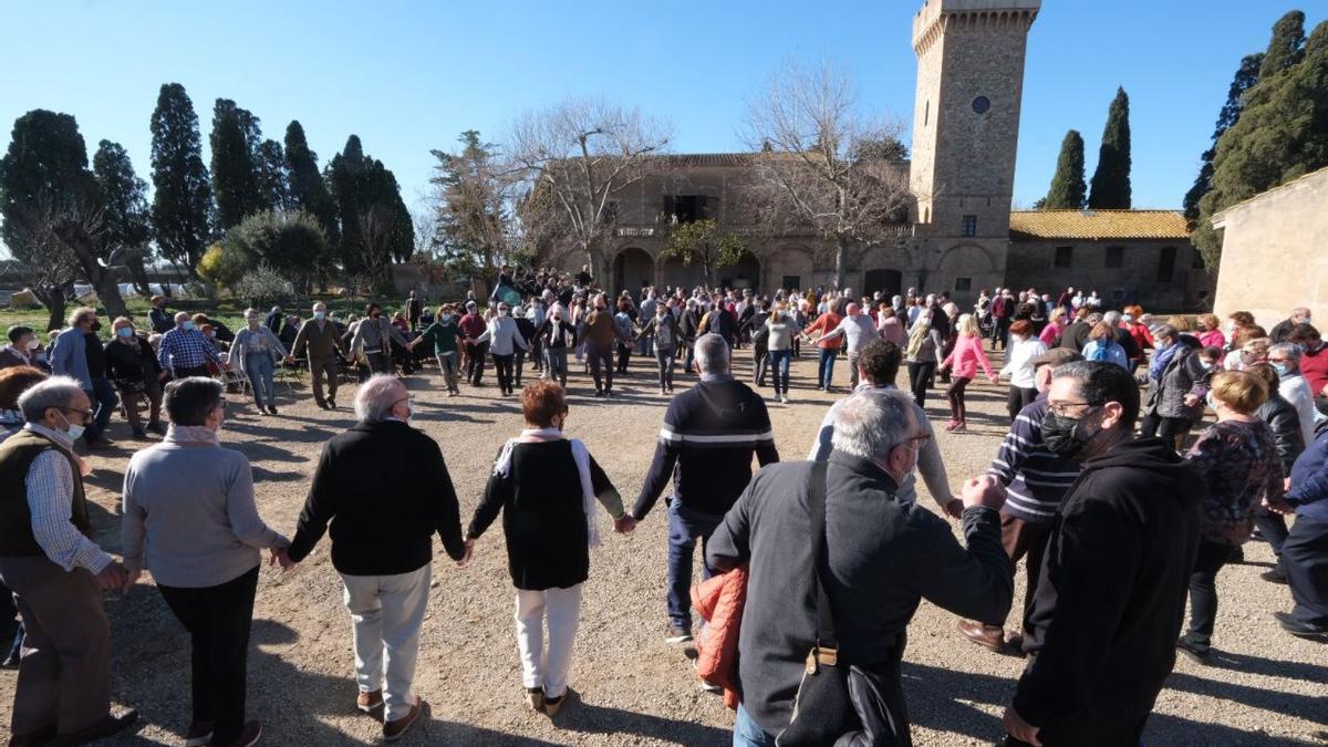 Els participants a la celebració de Sant Pau