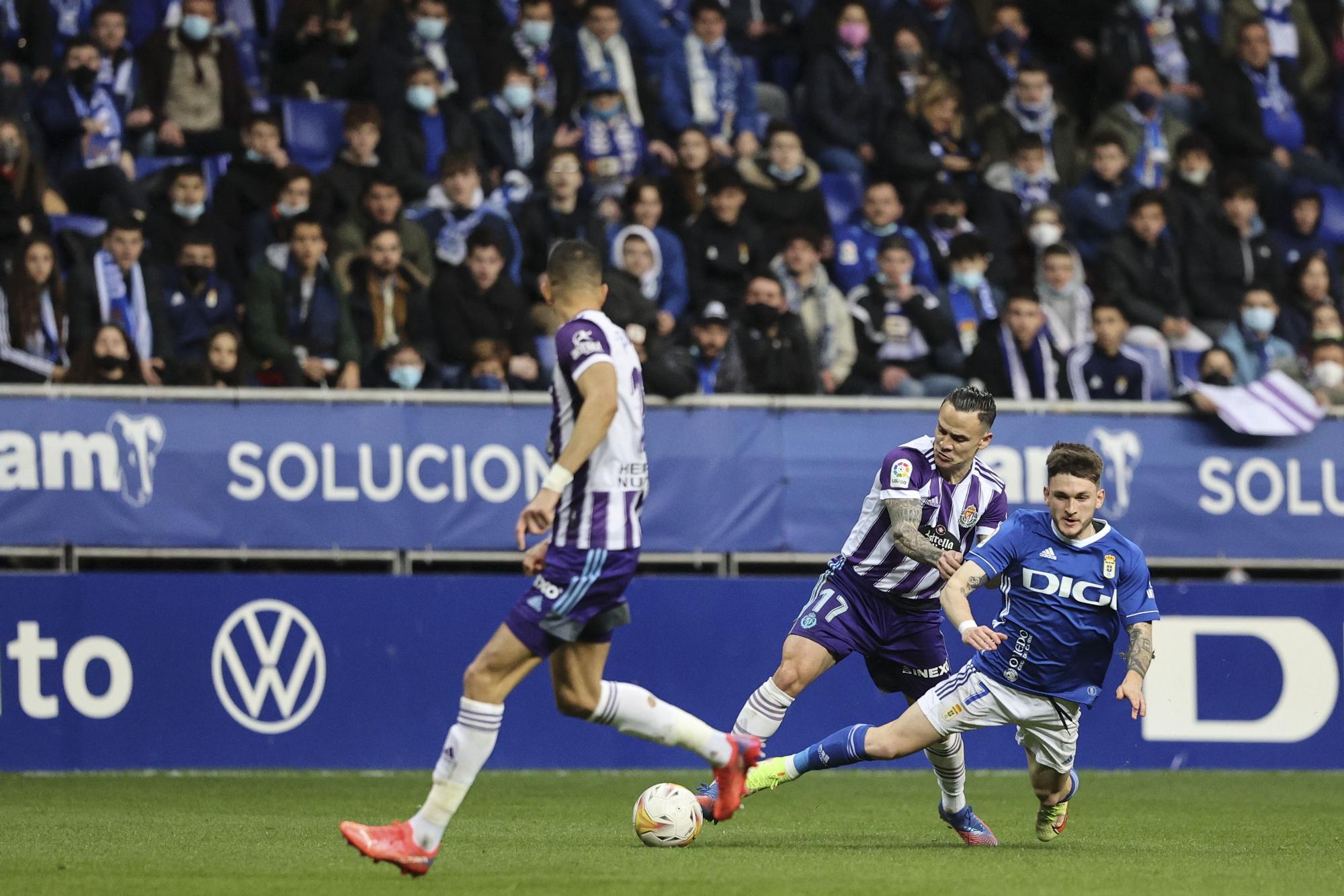 Las mejores imágenes de la victoria del Real Oviedo ante el Valladolid