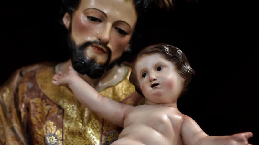 Imagen del Niño Jesús que completa al San José de Fernando Ortiz de la Catedral de Málaga