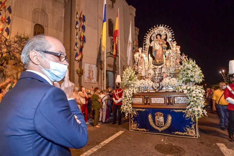 Primera procesión virgen de La Luz tras la pandemia