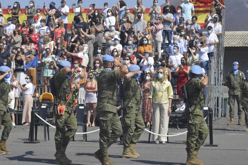 Despedida a militares que parten a Beirut en misión de Paz