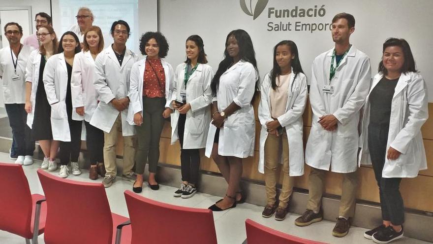 Els estudiants que fan estada a l&#039;Hospital de Figueres