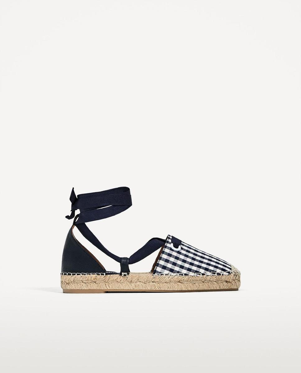 Zapatos Zara: espardeña vichy