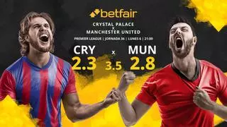 Crystal Palace vs. Manchester United: horario, TV, estadísticas, clasificación y pronósticos