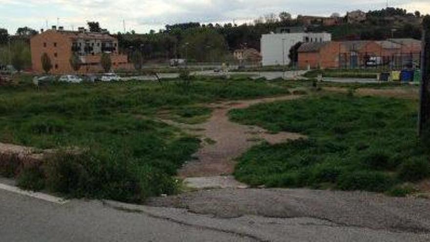 Indret on s&#039;ha d&#039;urbanitzar el futur carrer d&#039;Agustí Soler Fosas