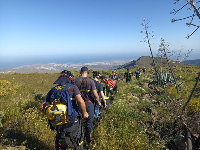 Un senderista sufre un golpe de calor en Temisas