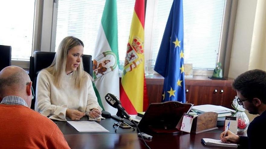 Patricia Alba, esta mañana en rueda de prensa