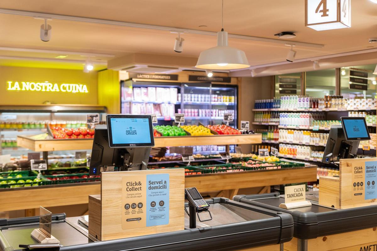 Interiro de un supermercado Atmeller Origen