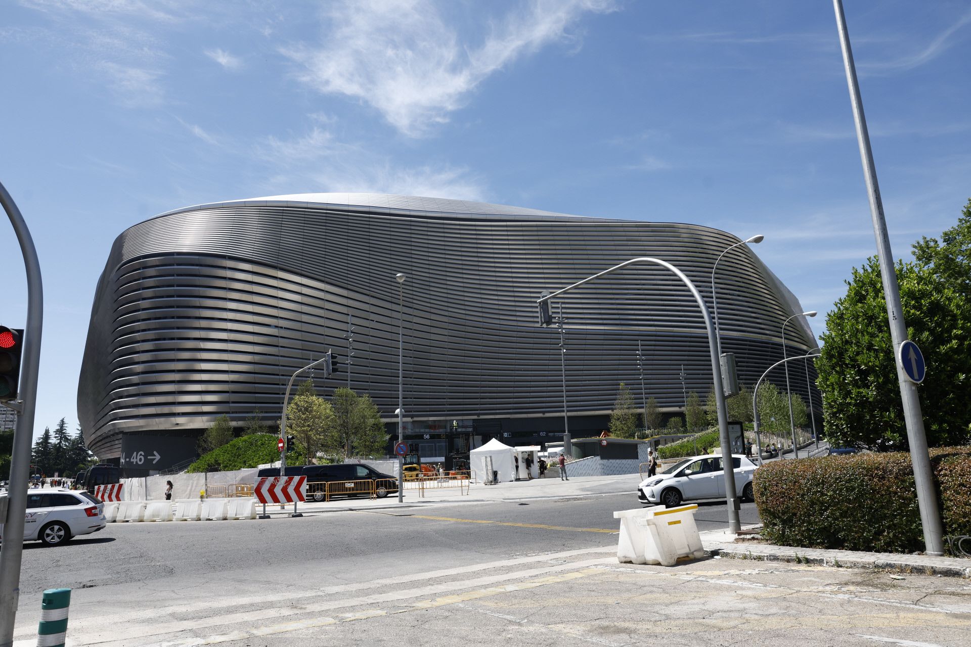 El estadio Santiago Bernabeu se prepara para el concierto de Taylro Swift