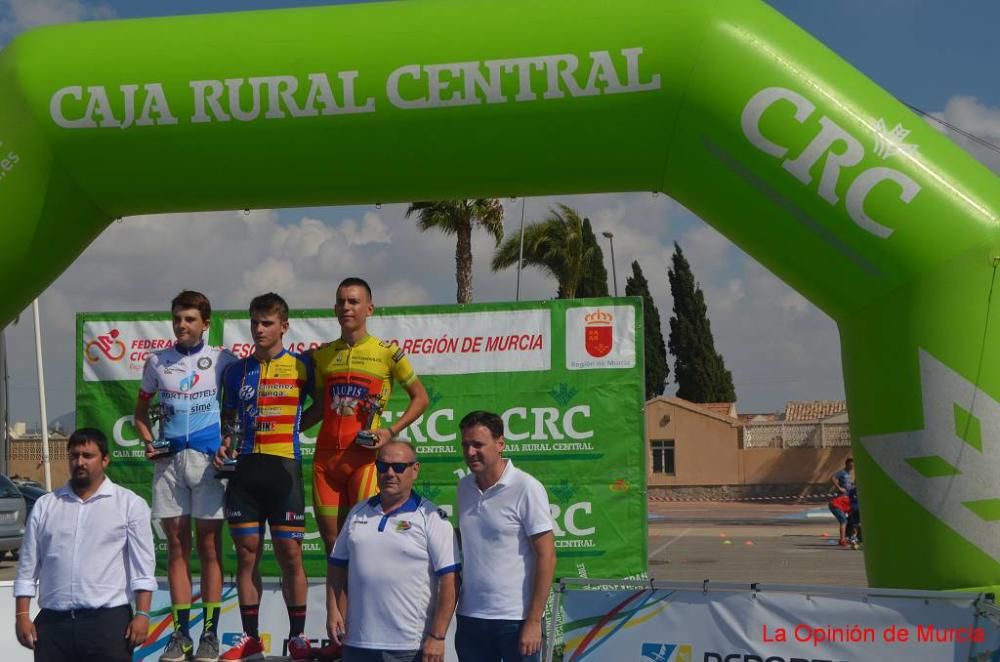 Campeonato Regional de ciclismo en Los Alcázares