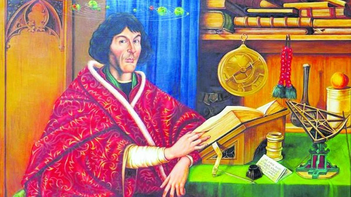 Nicolás Copérnico. Retrato de autor anónimo, siglo XVI. |