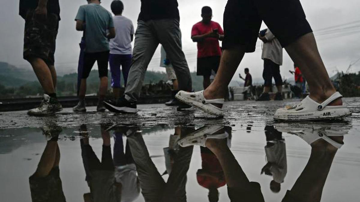 Inundaciones en la China