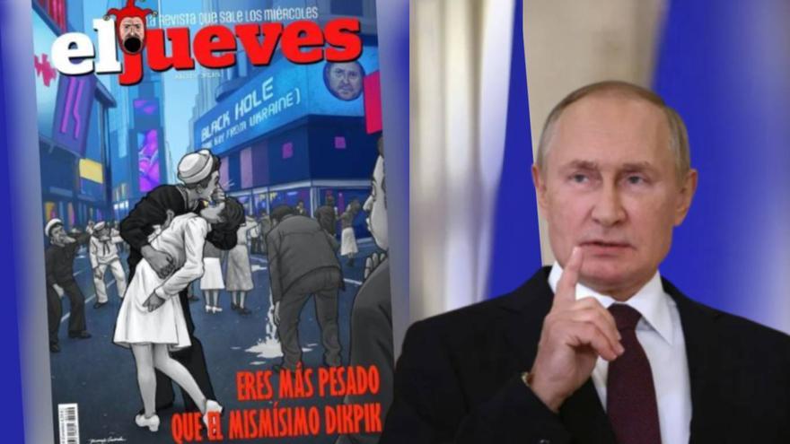 La guerra de la desinformación: La portada (falsa) de &#039;El Jueves&#039; que más se vio en Rusia