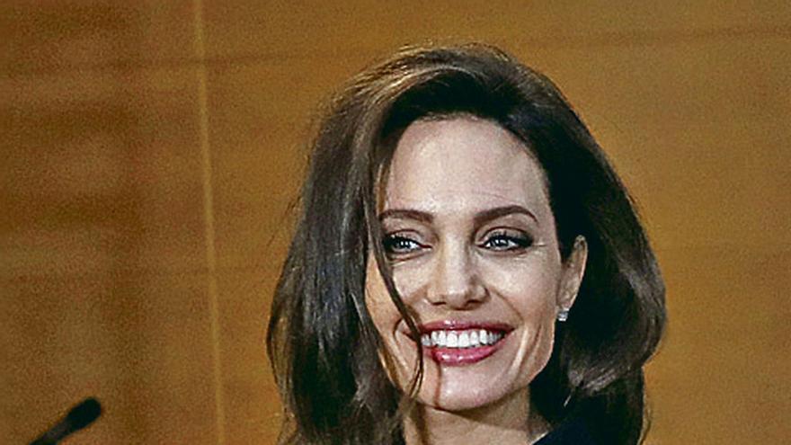 Angelina Jolie, ayer.