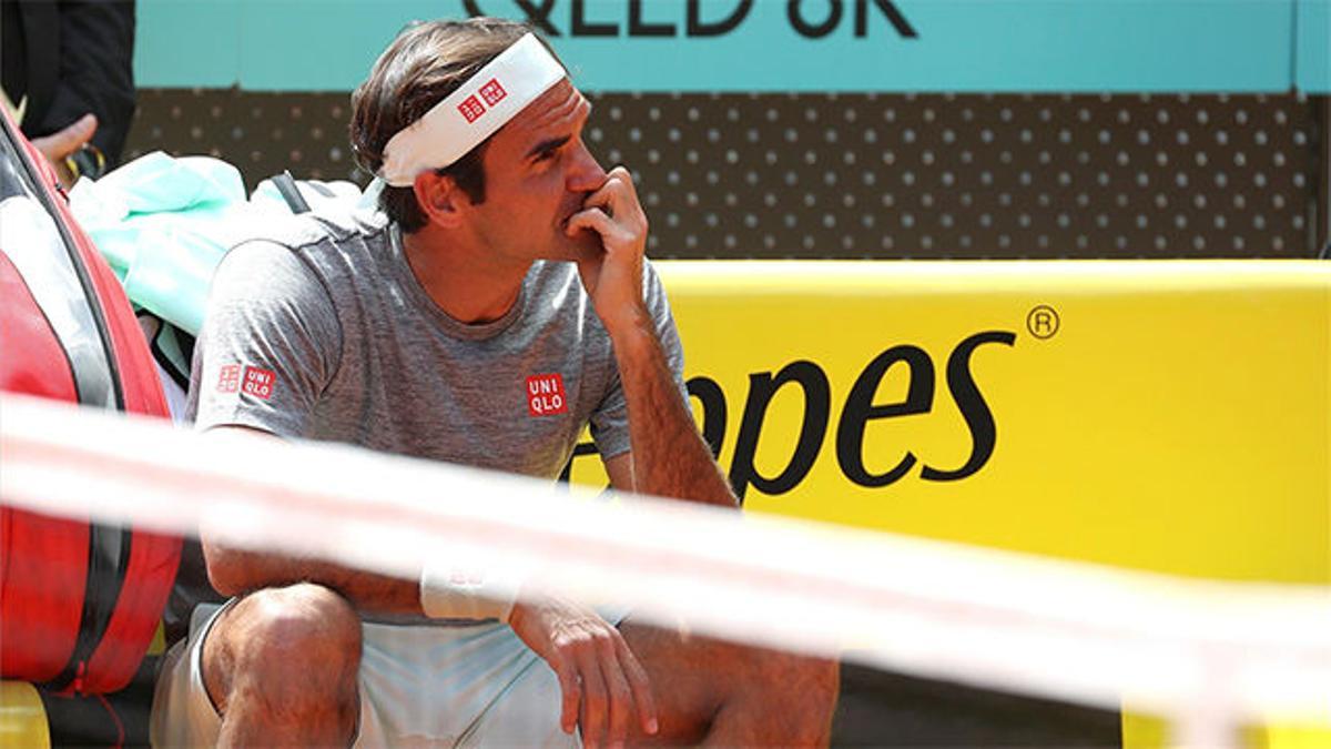Federer disputa el Mutua Madrid Open después de tres años fuera de la tierra batida