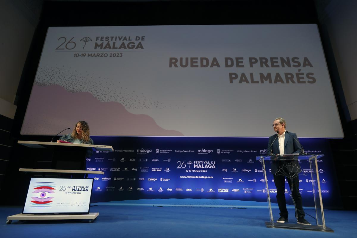 Lectura del palmarés del Festival de Málaga de 2023.