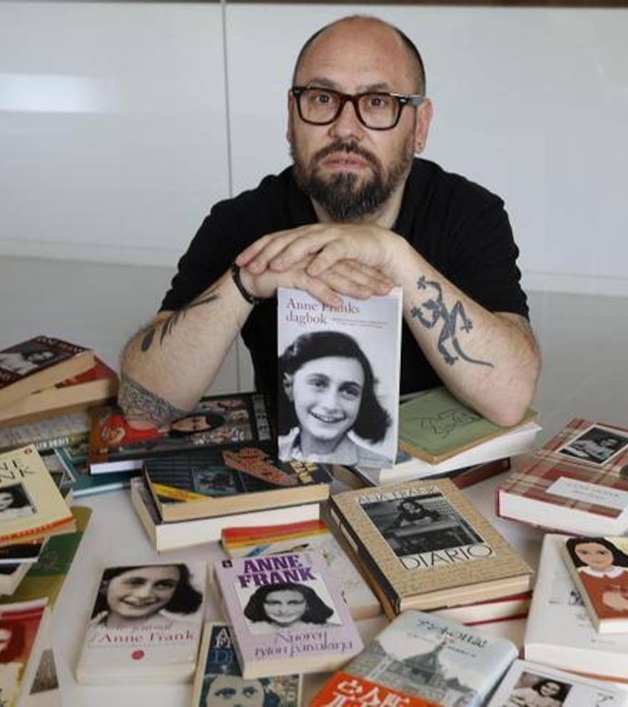 El coleccionista del diario de Ana Frank: más de 60 ejemplares en 11 idiomas