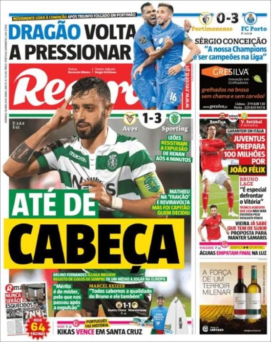 Portada RECORD domingo 14 de abril de 2019