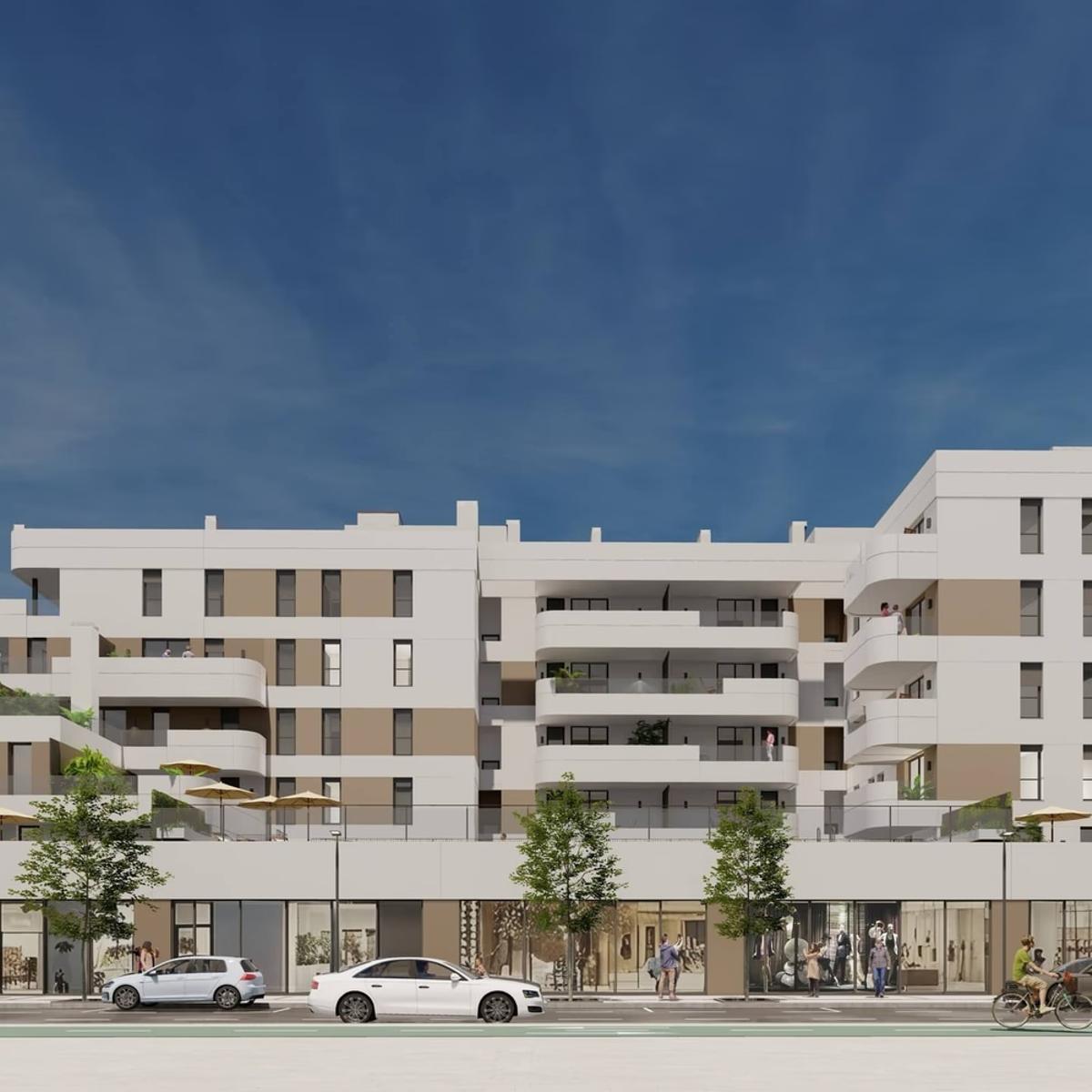 El Residencial Moncayo, una nueva promoción de viviendas de Palmas Altas, en imágenes