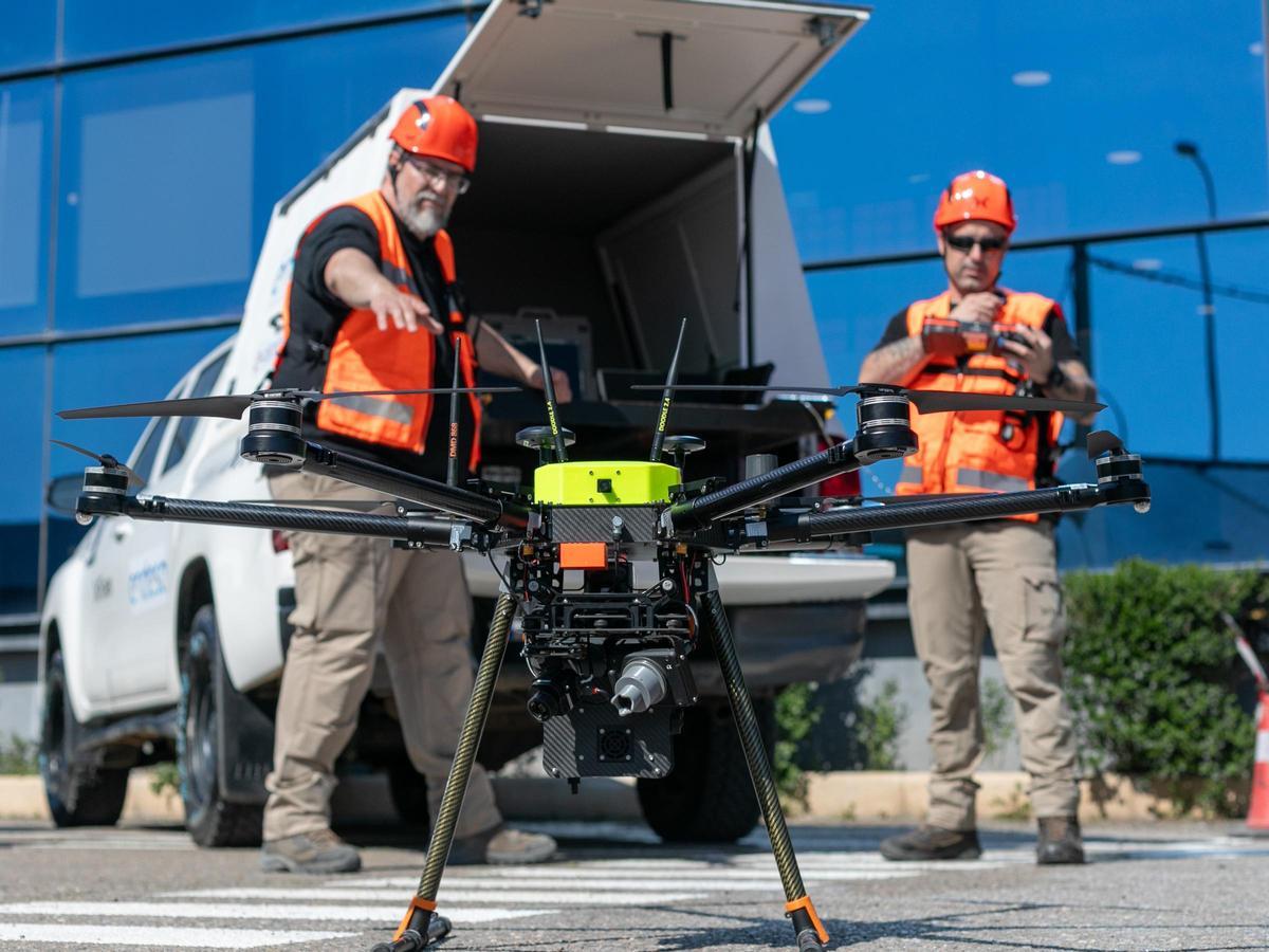 Así son los drones que incorporará Endesa en Badajoz.