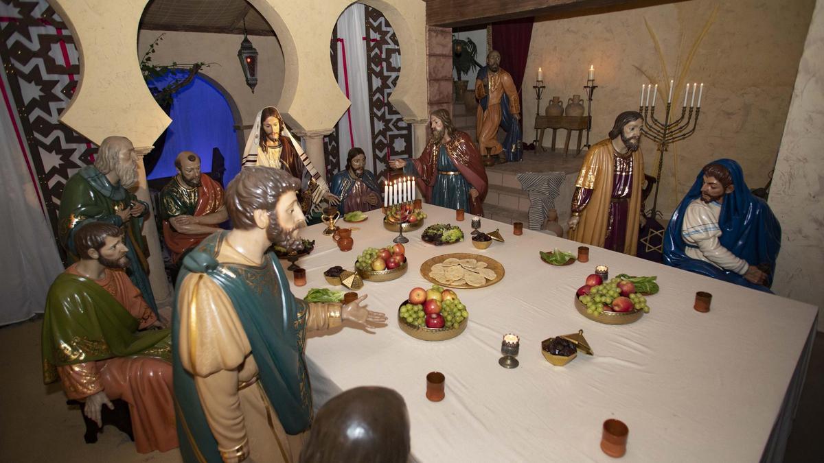 Dosel de la Hermandad de la Santa Cena del año 2024.