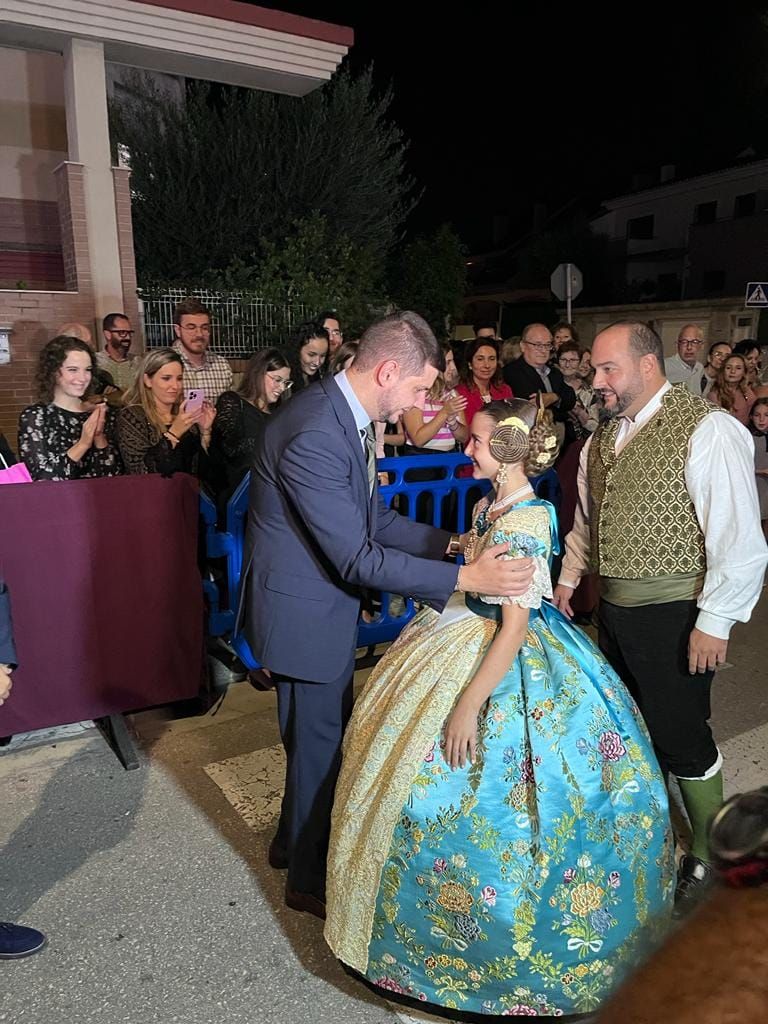 Presentación de la Fallera Mayor Infantil de Gandia, María de Sanfélix Colomina