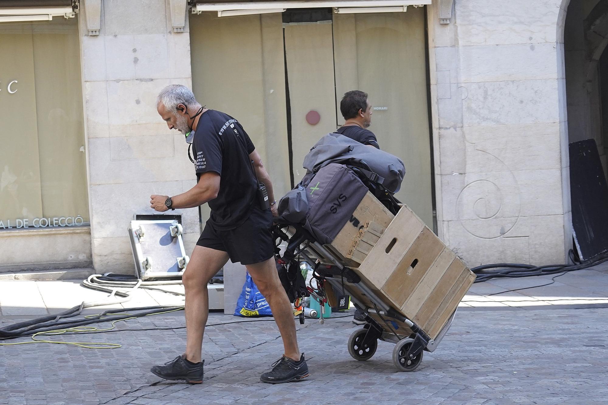 Nintendo roda un anunci al Barri Vell de Girona