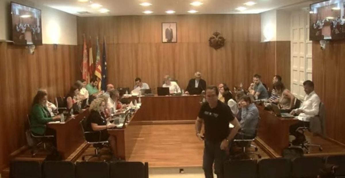 José María Pomares, en la sesión plenaria de este jueves